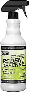 Exterminators Choice - 32 oz Peppermint Rodent Defense Spray - Great for Lawns, Gardens, Attics, and Garages - Non-Toxic Deterrent for Pest Control - Repels Mice and Rats - Safe for Kids and Pets