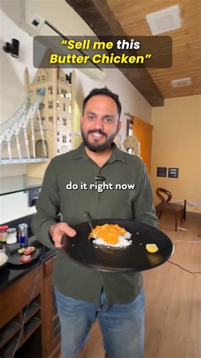 Suraj More | God of Sales on Instagram: "If you want my exact objection-handling framework that turns “sell me this” moments into closes comment “HANDLE” below 👇 . . . Selling isn’t about pitching harder. It’s about asking better questions. I didn’t sell him butter chicken I sold him performance, energy, and a ₹1–2 lakh upside for a ₹500 decision. Great salespeople don’t push products. They connect the purchase to the real cost of not buying. . . . #SalesPsychology #ObjectionHandling #HighTicke