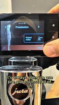 Jura E8 (4th Generation 2024) - How to make regular coffee #espresso #espressomachine #coffee
