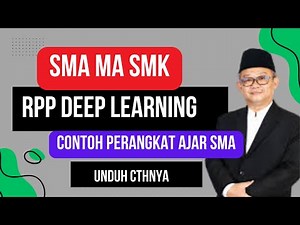 contoh rpp deep learning SMA SEMUA MAPEL KELAS 10 11 12