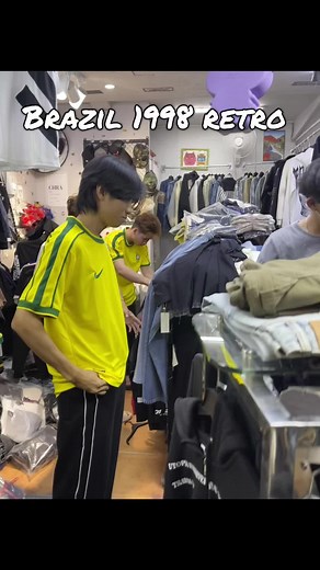 Brazil 1998 Retro ❤️❤️❤️👍👍👍 #zingfashion #brazil🇧🇷 #fypシ゚viral