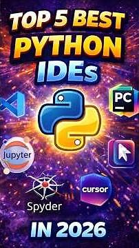 Top 5 Best Python IDEs in 2026 #python