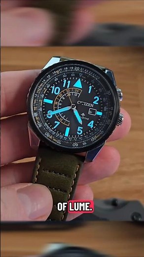 The Citizen Promaster Nighthawk doesn’t hold back on lume — it shines bright all night. #watches