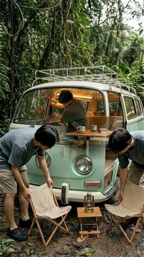 Insane Transformation: Rusty VW Van → Cozy Luxury Camper Timelapse