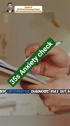Assessment of Anxiety Disorders in 35s 🔥 | Signs, Tests & What To Do