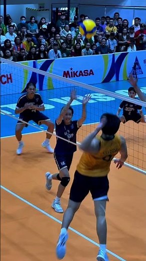 Captain Peng Taguibolos Stands Tall at the Net 🔥