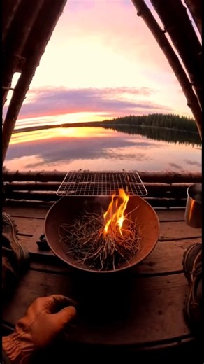 River Side Camping 🌧