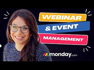 Manage Webinar and Event Planning Using monday.com
