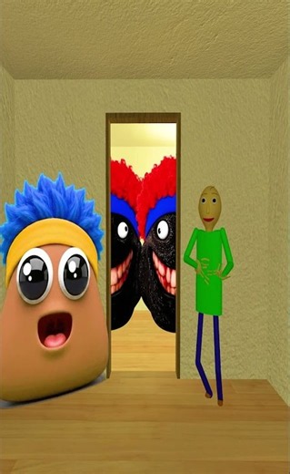 Can Baldi and Pou D Billions Boom Boom Om Nom hide From Nextbots?