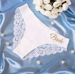 Wedding Bride Underwear, Bridal Gift, Custom Lace Panties, Lace Mrs Bridal Panties, Bachelorette Favors, Bridal Party Gift, Gift for Her - Etsy