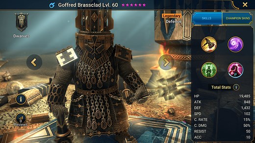 Goffred Brassclad - HellHades - Raid Shadow Legends