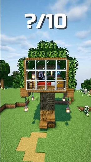 Minecraft Starter Treehouse #minecraft
