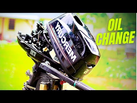 EASY Oil Change in a Mercury/Tohatsu 4HP/5HP/6HP 4-Stroke Outboard