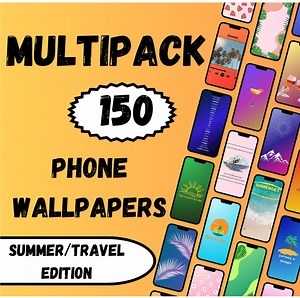 150 Sommer Reise-Handy-Hintergründe, anpassbare Hintergründe (digitaler Download) - Etsy.de