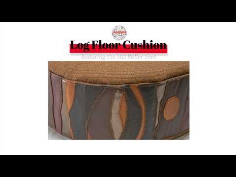 April Janome Club 2026: Log Floor Cushion
