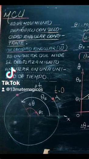 🎯 ¿Aún no entiendes el Movimiento Circular Uniforme? Tranquilo, aquí te lo explico como nunca antes 🔥 En esta pizarra te muestro paso a paso cómo funcionan la velocidad angular, el periodo, la frecuencia y todo lo que necesitas dominar para romperla en física. Y si quieres aprender de verdad, con clases claras, ejemplos reales y práctica guiada… ✨ Trece Matemágicos te lleva al siguiente nivel. Clases virtuales EN VIVO, PDF de la sesión, acceso a biblioteca virtual, grabación del encuentro y se