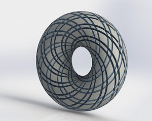 Rodin Coil Torus .STL 10 INCHES Diameter Coil | Itoroid Vortex Wave Field Generator | PEMF Coil 2 X 16 Groves - Etsy UK