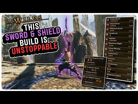 THIS SWORD & SHIELD DOES EVERYTHING – Boosting EVERYTHING Is Unstoppable in Monster Hunter Wilds!