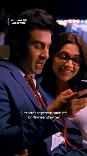Happy New Year 🥳 | Ranbir Kapoor, Deepika Padukone #YJHD #primevideoindia #newyear #friends #trend