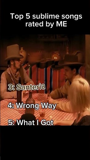 TOP 5 SUBLIME SONGS #90smusic #sublime