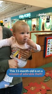 677K views · 11K reactions | Lesson learned—never let your guard down! #PacifierSwipe #InfantsAtWork | Poke My Heart | Facebook