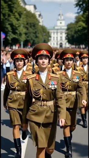 People Can’t Stop Watching This Russian Women Military Parade..!