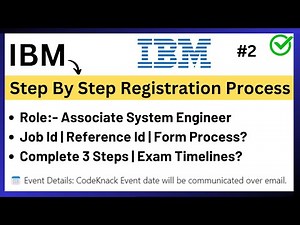 IBM Hiring 2023 | CodeKnack Step By Step Apply Process | 3 Steps | Reference No | Job Id?