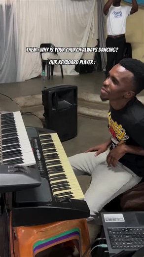 Keyboard Player Dancing in Church — Take Me To Church Dance