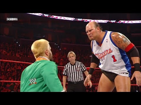 The Brian Kendrick & Festus vs Goldust & Hornswoggle: WWE Raw May 25, 2009 HD