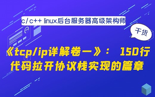 《tcp/ip详解卷一》： 150行代码拉开协议栈实现的篇章|icmp协议与arp实现|netmap原理|mmap的原理|柔性数组|字节对齐|手把手实现协议栈