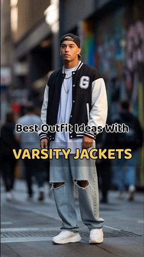 Varsity Jacket Outfit Ideas for Men 🔥 | 2025 Fashion Trends | Stylish Looks for Every Occasion