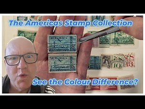 The Americas Stamp Collection with Colour Varities