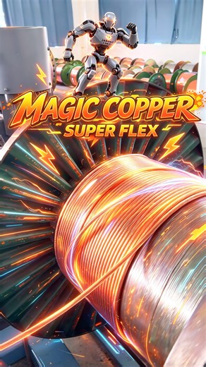 What Black Tech Makes Rigid Copper Ultra-Flexible? ⚡🧵 #CableFactory #JianbaoCable #jianbaocable