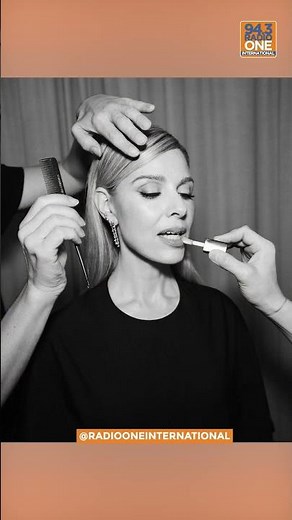Cara Buono getting ready for the UK Premiere of Stranger Things season 5