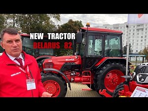 New MTZ BELARUS-82.3 tractor at the BELAGRO 2020 exhibition