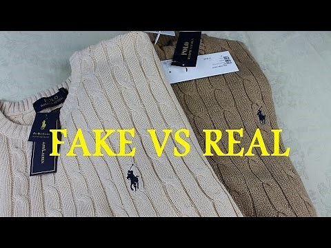 REAL VS FAKE Ralph Lauren Sweater | How To Spot Replica Ralph Lauren