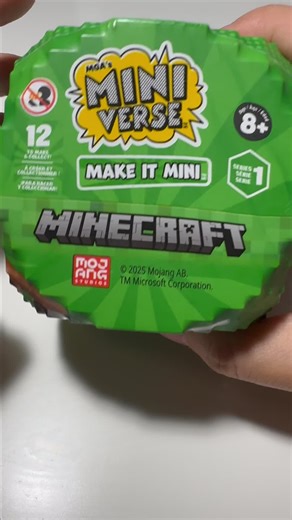 Miniverse Minecraft Second One! #asmr #satisfying #toys #minecraft #miniverse