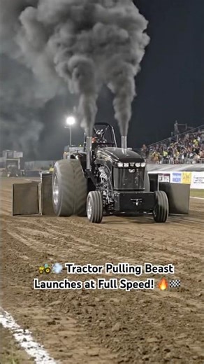 🚜💨 Tractor Pulling Beast Launches at Full Speed! 🔥🏁