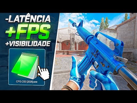 A MELHOR CFG do CS2 em 2026 (+fps, mira, resolução, e mais!)