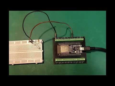 Getting Started With ESP32 Blinking Led Mockup