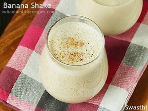 Banana Milkshake Recipe | How to make Banana Shake