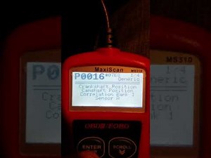 07 chevy 1500 5.3 p0016 cam crank correlation pt1