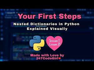 Nested Dictionaries in Python Explained Visually Season 1 Lesson 21