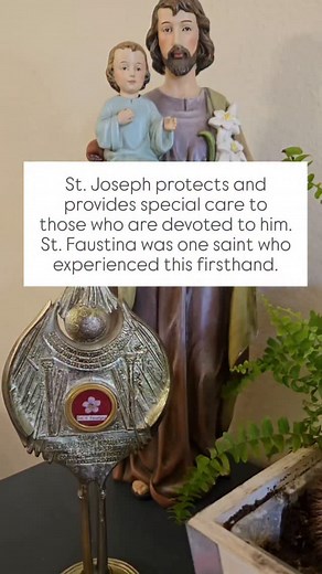 From The Diary of St. Faustina: "He [St. Joseph] himself told me to say three prayers [the Our Father, Hail Mary, and Glory be] and the Memorare once every day. He looked at me with great kindness and gave me to know how much he supported this work. He promised me his special help and protection. I recite these requested prayers daily and feel his special protection." 1203 Memorare to St. Joseph Remember, O most chaste spouse of the Virgin Mary, that never was it known that anyone who implored y