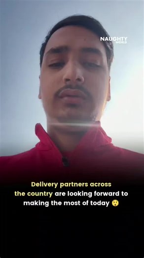 NAUGHTYWORLD on Instagram: "Delivery partners are all set for new year 🤩"