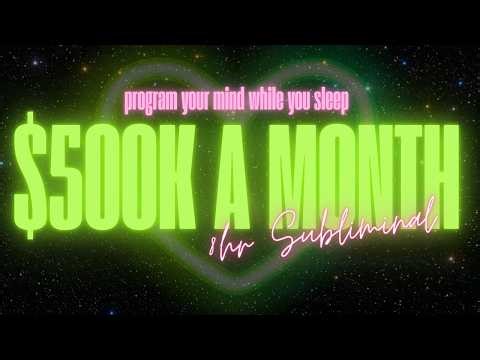 $500K/MONTH IS YOUR NEW NORMAL: OVERNIGHT MILLIONAIRE FREQUENCY INSTALLATION