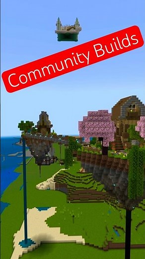 Minecraft Community Builds / Floating Islands / schwebende Inseln in Minecraft bauen