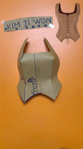 Lace-up corset pattern tutorial ✂️ #sewing #fashion #sewingtutorial #pattern #diy