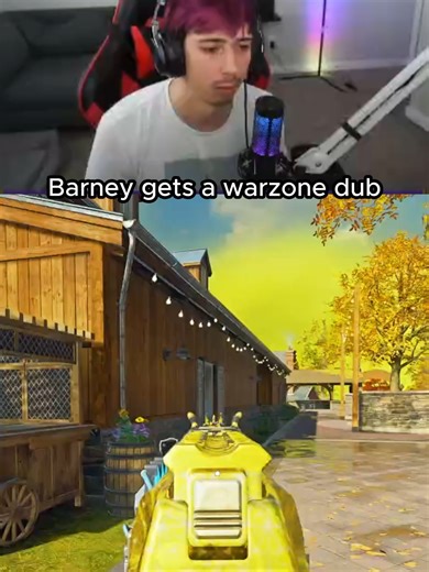 Barney gets a warzone dub #warzone #warzoneclips #callofdutywarzone #gaming #gamingvideos