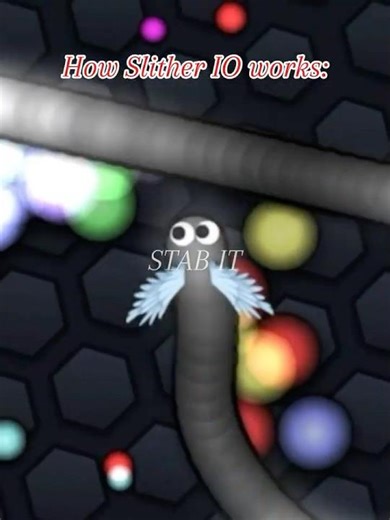 How every slither game works: #slitherio #slitheriogames #slithersnake #slither #slithergameplay